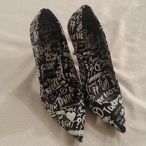 Black & White Aldo Stessy Shoes